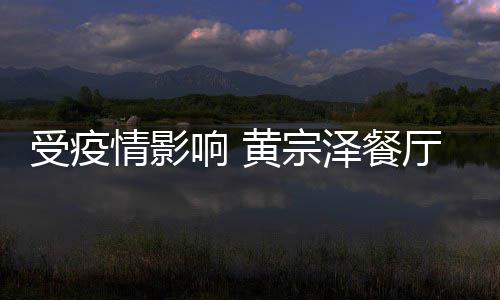 布停厅宣泽餐黄宗万超百响 情影业 预计受疫损失